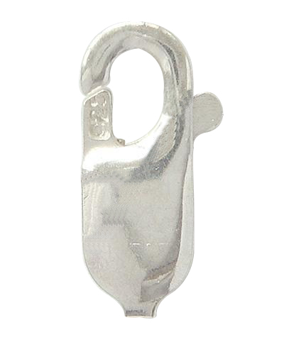 Fecho mosquetão prata 925 - 8 mm (unidade) (AG-005)
